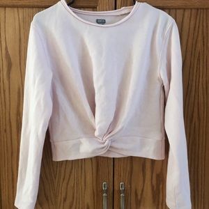 Aerie pink crop top size s